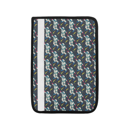 Astronaut Pattern Print Design 04 Car Seat Belt Cover