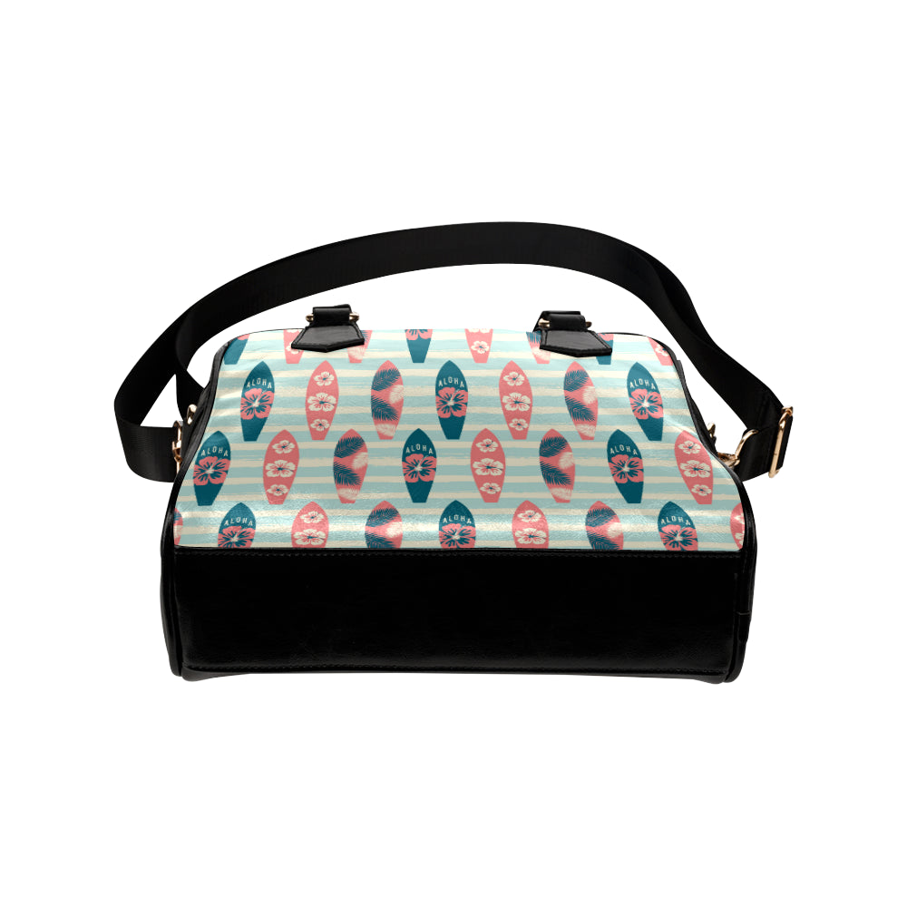 Aloha Hawaii Surfboard Pattern Print Design 02 Shoulder Handbag