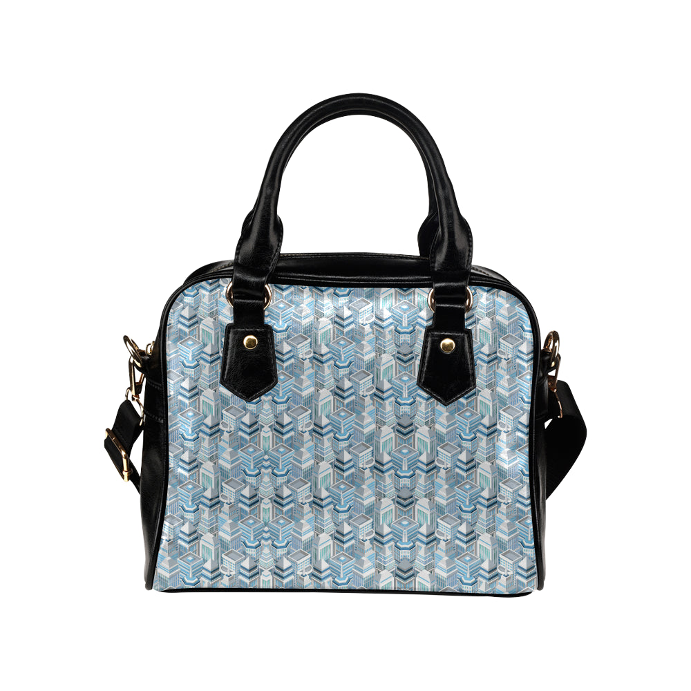 City  Pattern Print Design 03 Shoulder Handbag
