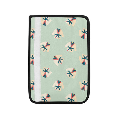 Karate Pattern Print Design 02 Car Seat Belt Cover