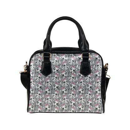 Maltese Pattern Print Design 01 Shoulder Handbag