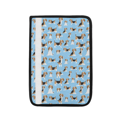 Beagle Pattern Print Design 03 Car Seat Belt Cover