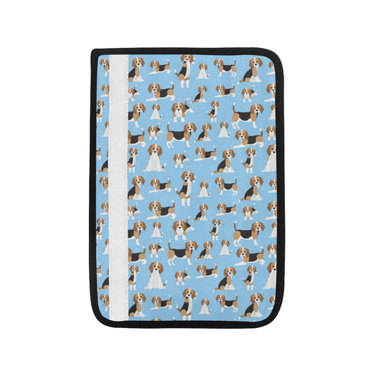 Beagle Pattern Print Design 03 Car Seat Belt Cover