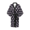 Chicken Pattern Print Design 03 Women's Short Kimono