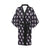 Chicken Pattern Print Design 03 Women's Short Kimono