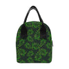 Rainforest Pattern Print Design RF03 Insulated Lunch Bag