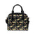 Cheetah Pattern Print Design 04 Shoulder Handbag