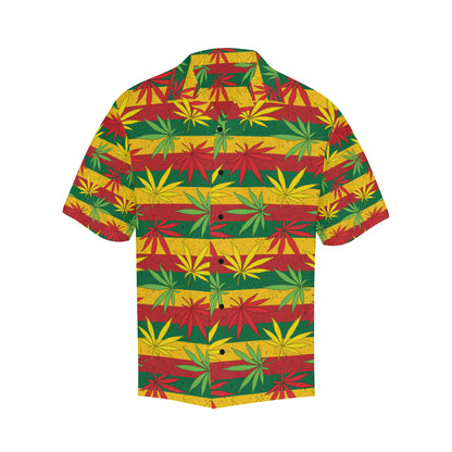 Rasta Pattern Print Design A03 Men's Hawaiian Shirt