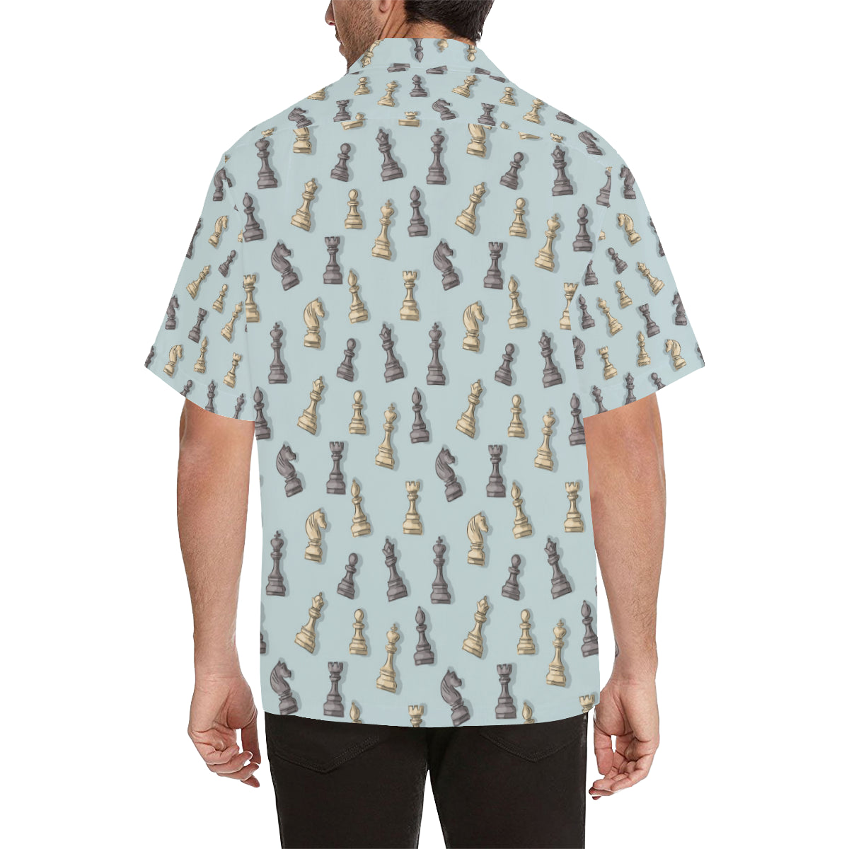 Chess Pattern Print Design 02 Men's Hawaiian Shirt