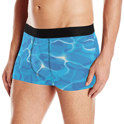 Ocean Reflex Pattern Print Design A02 Men's Boxer Briefs