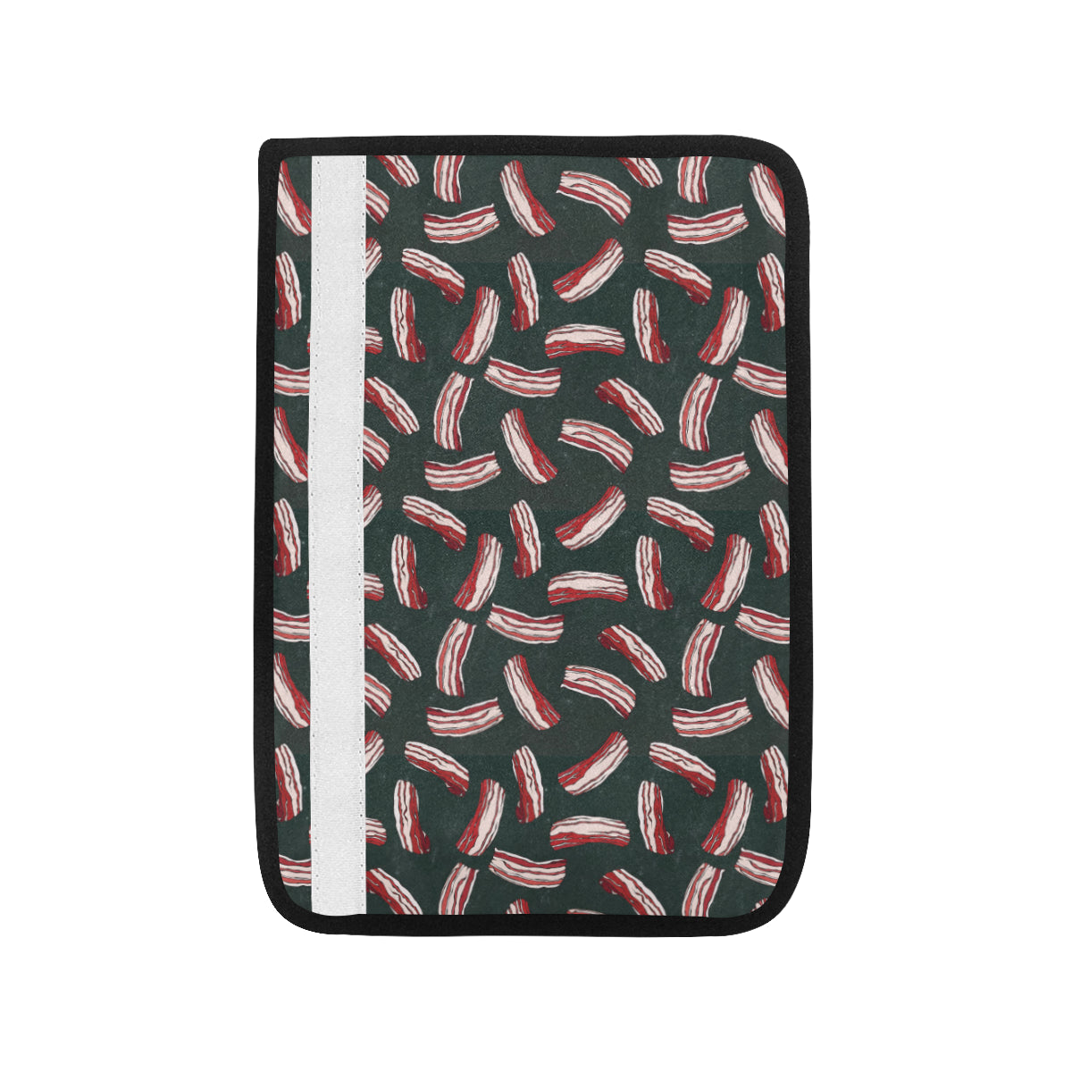 Bacon Pattern Print Design 02 Car Seat Belt Cover