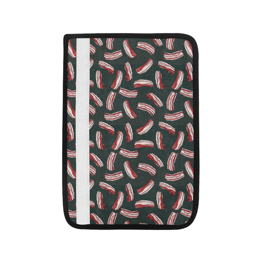 Bacon Pattern Print Design 02 Car Seat Belt Cover