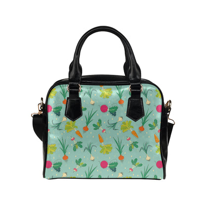 Radish Pattern Print Design A01 Shoulder Handbag