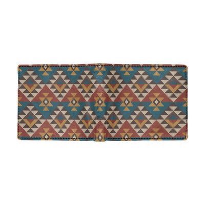 Knit Aztec Tribal Men's ID Card Wallet