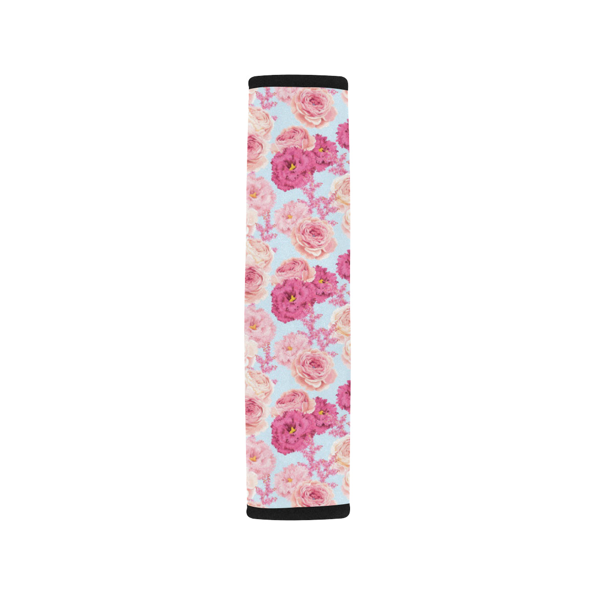 Lisianthus Pattern Print Design LT05 Car Seat Belt Cover