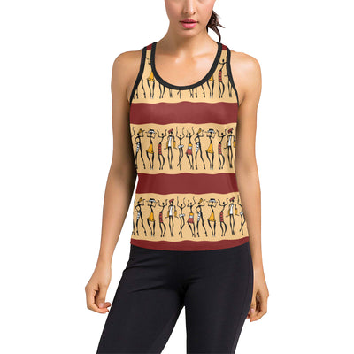 African People Women's Racerback Tank Top