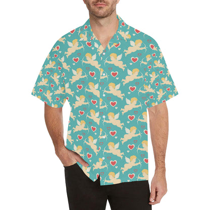 Cupid Pattern Print Design 01 Men's Hawaiian Shirt