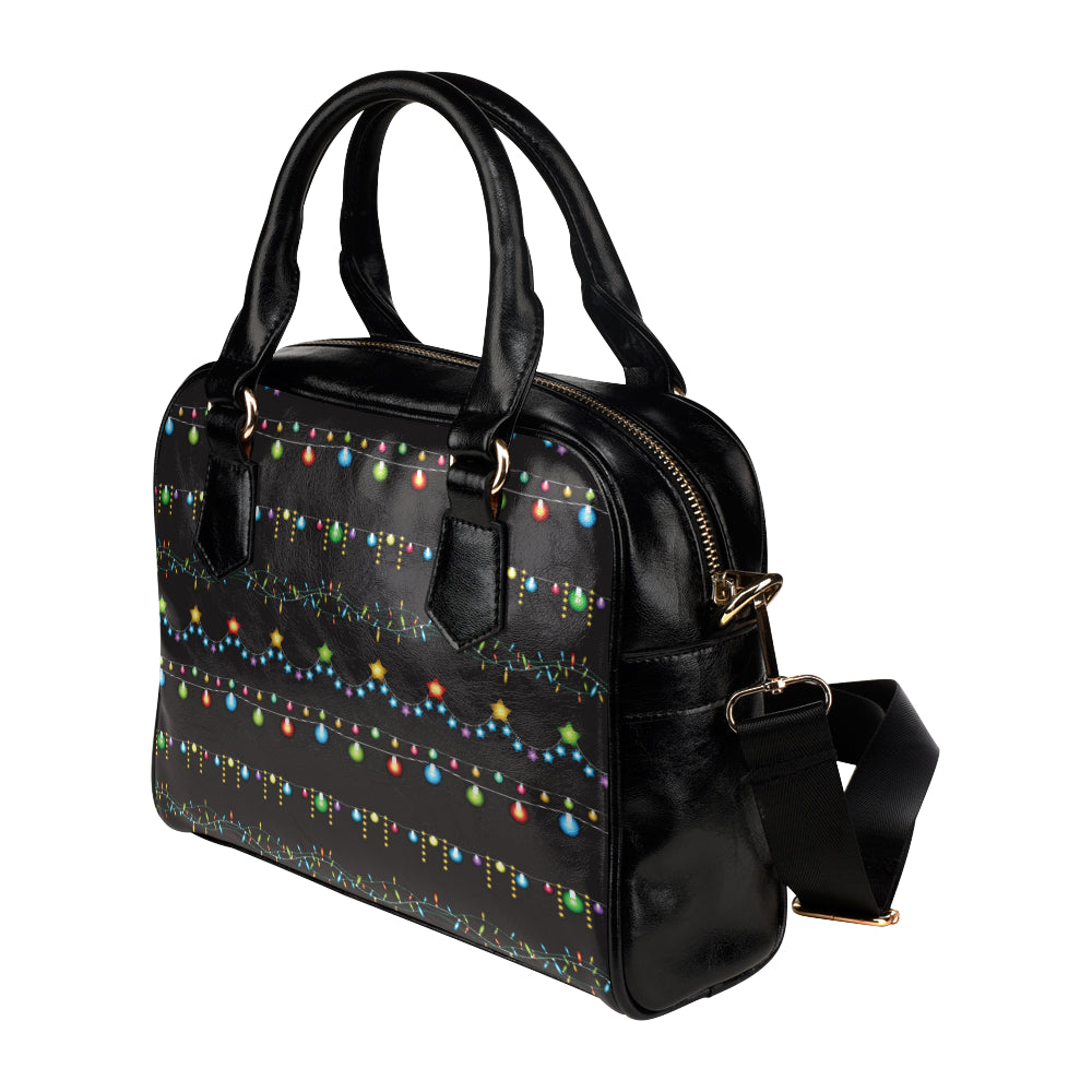 Christmas Light Pattern Print Design 01 Shoulder Handbag