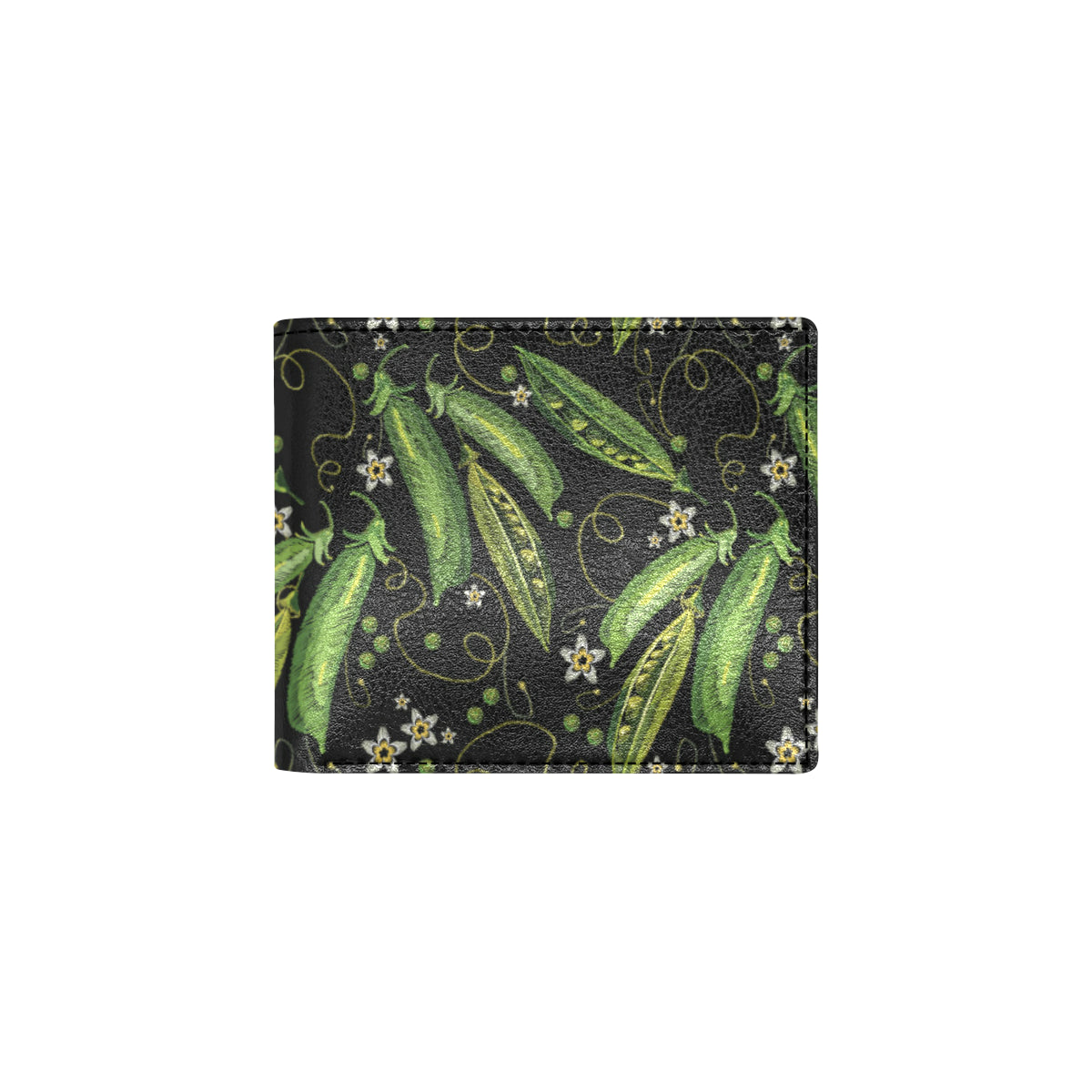 Peas Pattern Print Design A02 Men's ID Card Wallet