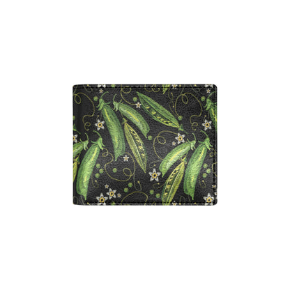 Peas Pattern Print Design A02 Men's ID Card Wallet
