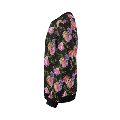 Carnations Pattern Print Design CN05 Men Long Sleeve Sweatshirt
