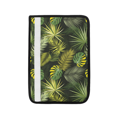 Palm Leaf Pattern Print Design A05 Car Seat Belt Cover
