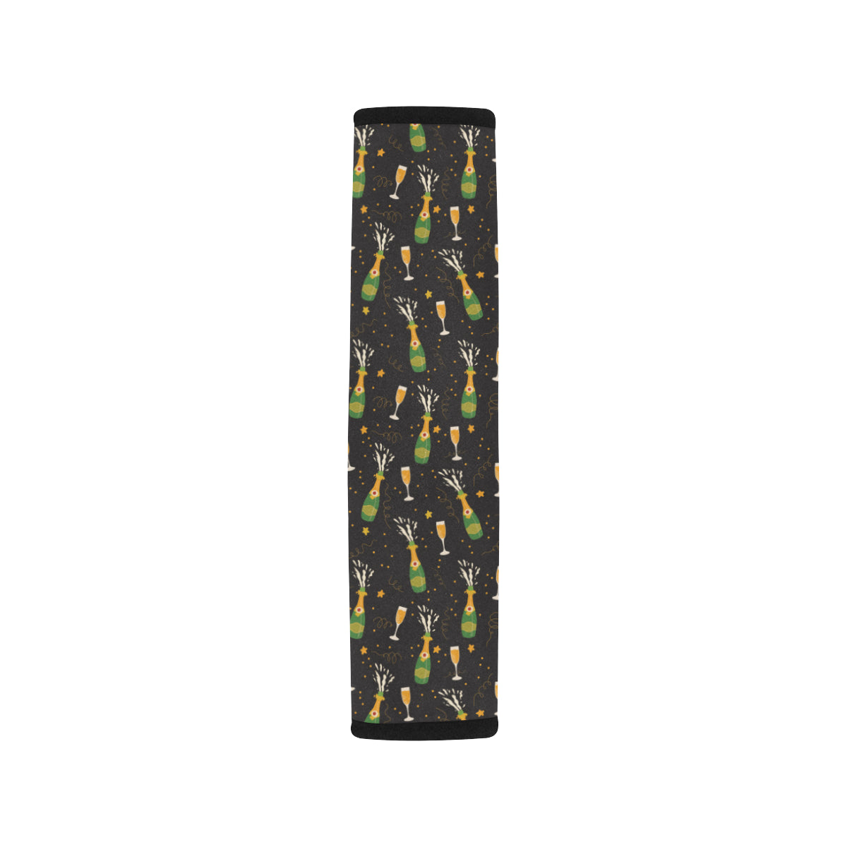 Champagne Pattern Print Design 04 Car Seat Belt Cover
