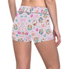 Cupcake Pattern Print Design CP03 Yoga Shorts