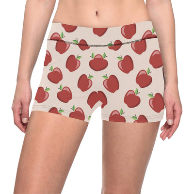 Apple Pattern Print Design AP01 Yoga Shorts