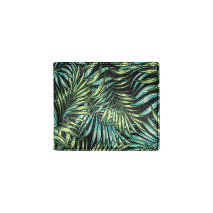 Tropical Flower Pattern Print Design TF08 Men's ID Card Wallet