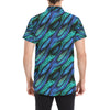 Abalone Pattern Print Design 03 Men's Short Sleeve Button Up Shirt