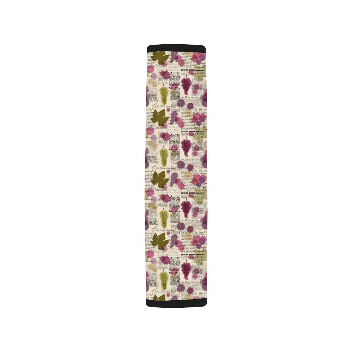 Wine Style Design Print Car Seat Belt Cover