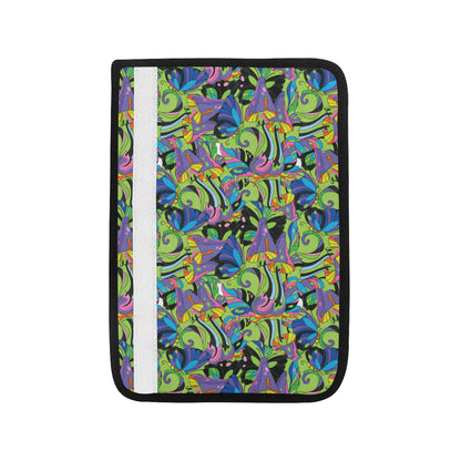Psychedelic Trippy Mushroom Themed Car Seat Belt Cover
