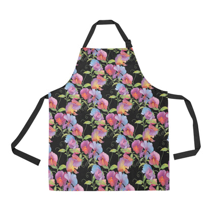 Peony Pattern Print Design PE012 Apron with Pocket