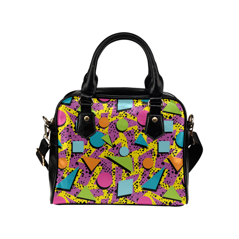 80s Pattern Print Design 1 Shoulder Handbag