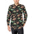 Dinosaur Print Pattern Men's Long Sleeve Shirt