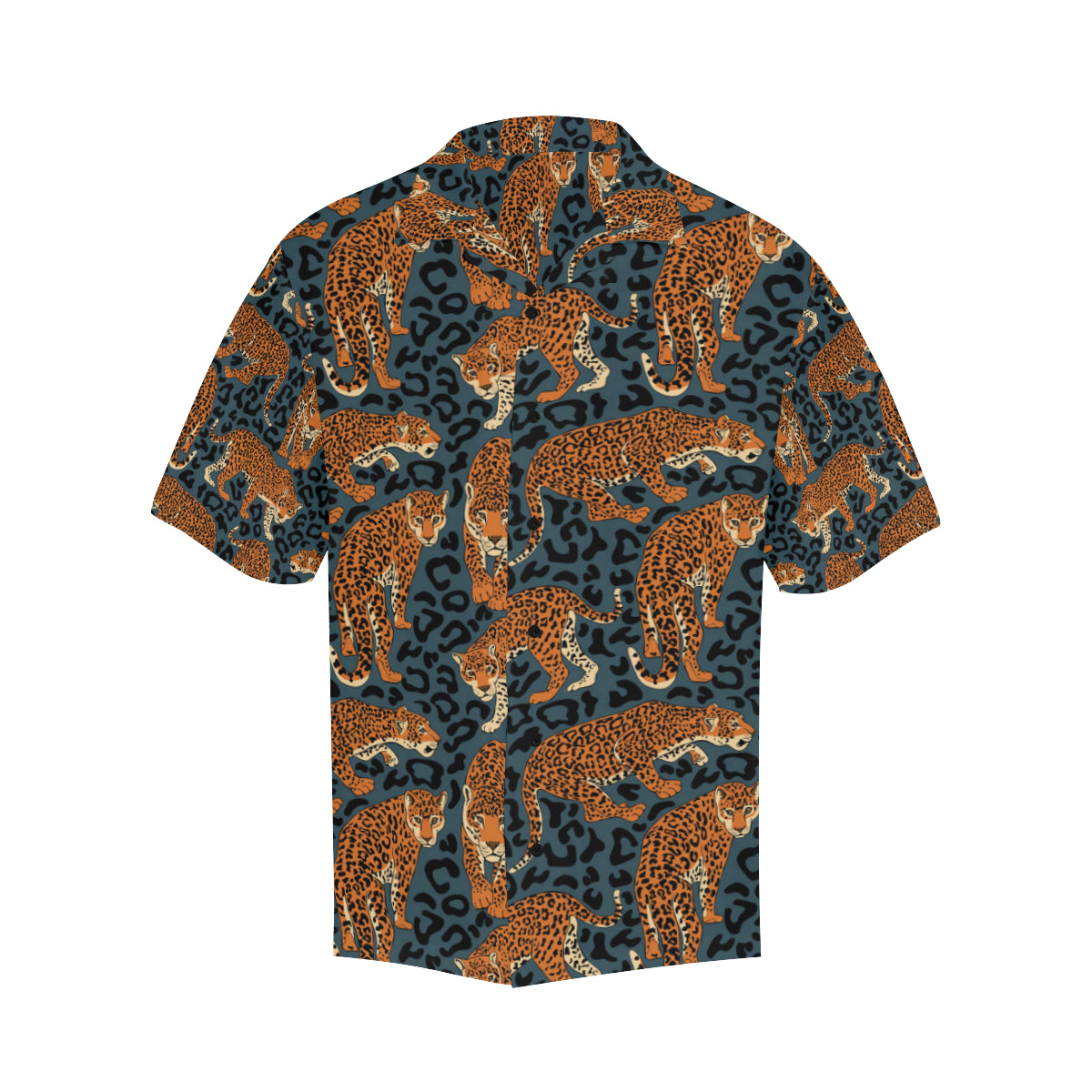 Jaguar Pattern Print Design 04 Men's Hawaiian Shirt