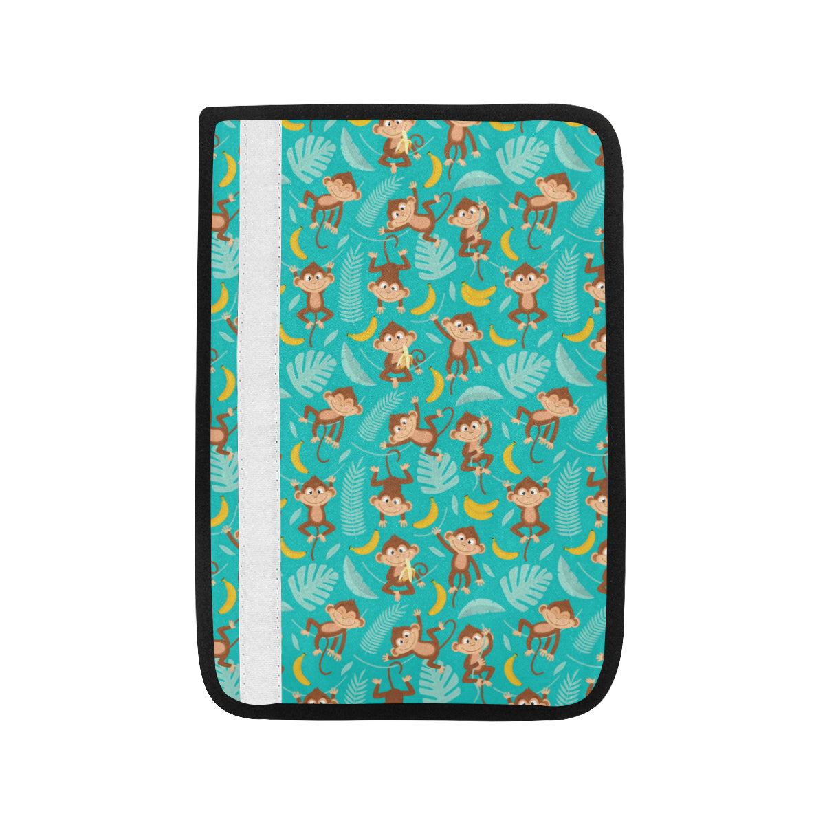 Monkey Happy Design Themed Print Car Seat Belt Cover