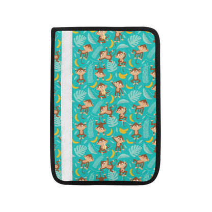 Monkey Happy Design Themed Print Car Seat Belt Cover