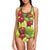 Apple Pattern Print Design AP03 Women Swimsuit