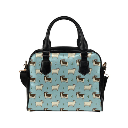 Goat Pattern Print Design 02 Shoulder Handbag