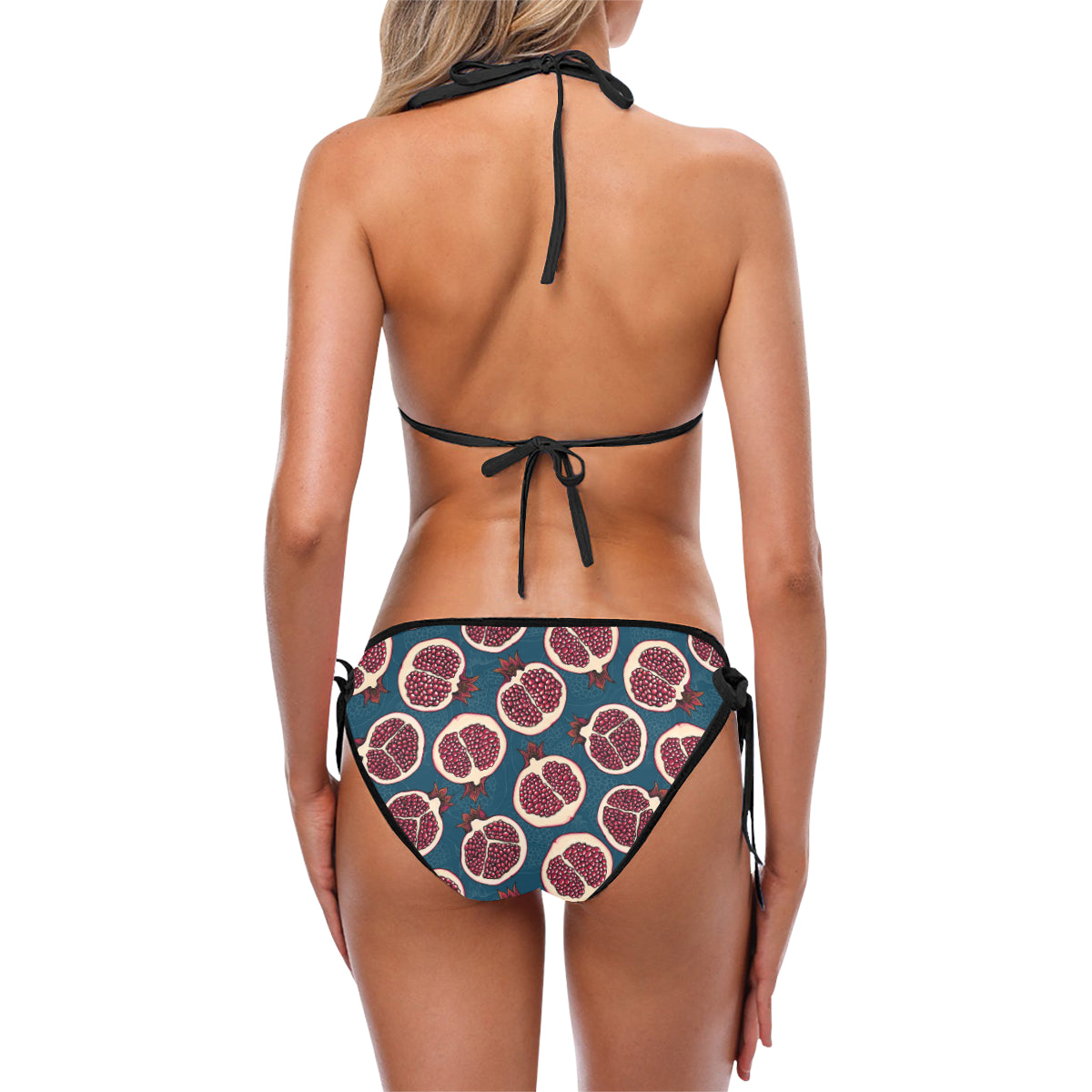 Pomegranate Pattern Print Design PG02 Bikini