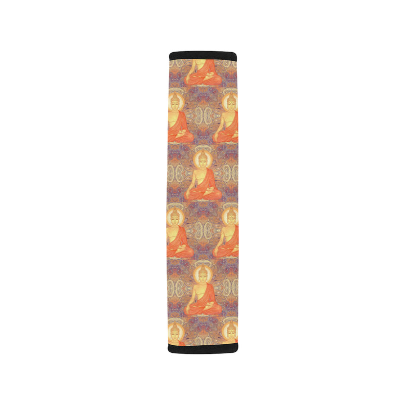 Buddha Indian Colorful Print Car Seat Belt Cover