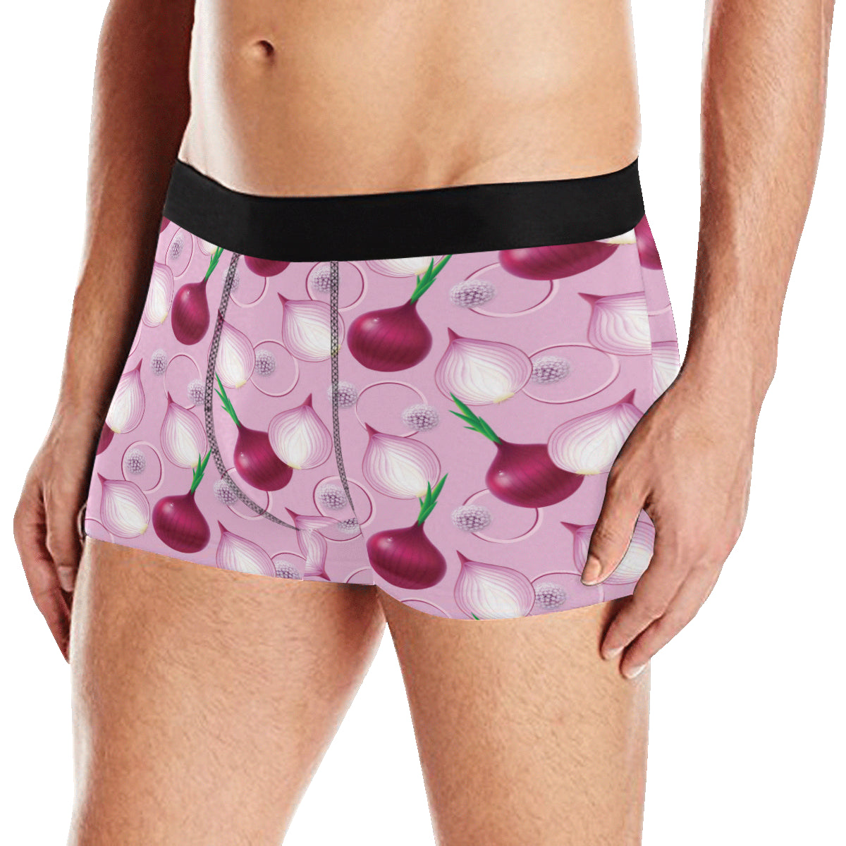 Onion Pattern Print Design A01 Men's Boxer Briefs