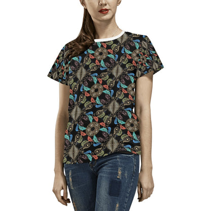 Ancient Greek Print Design LKS308 Women's  T-shirt