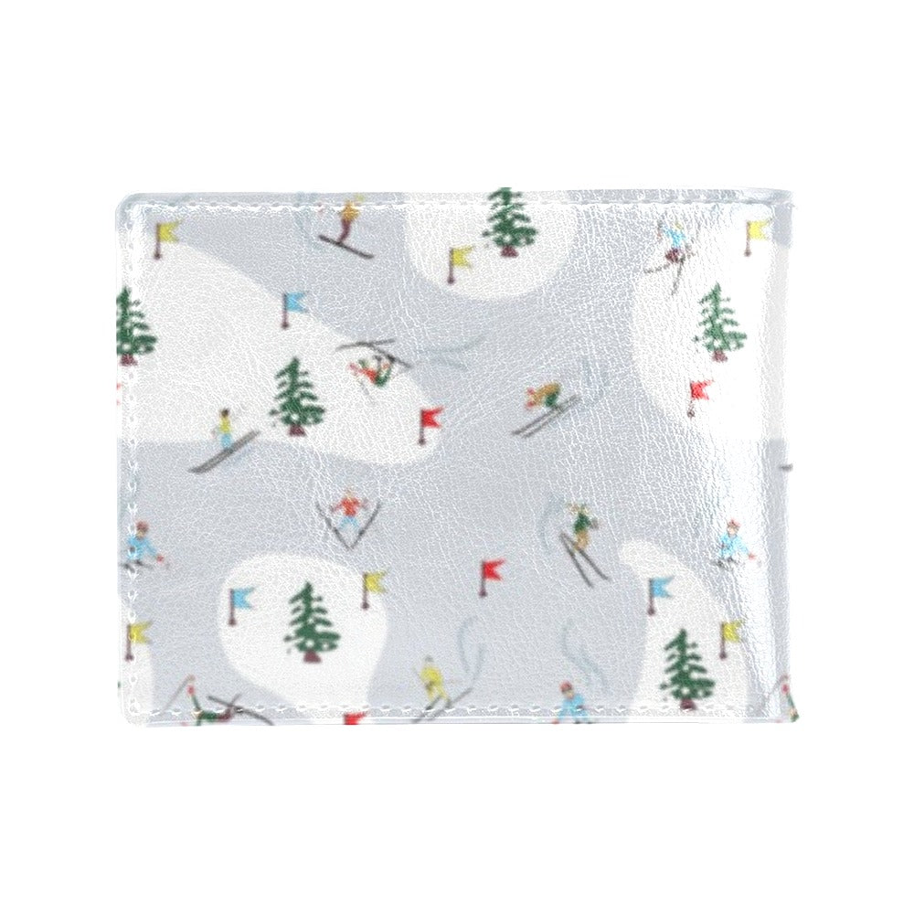 Ski Print Design LKS305 Men's ID Card Wallet