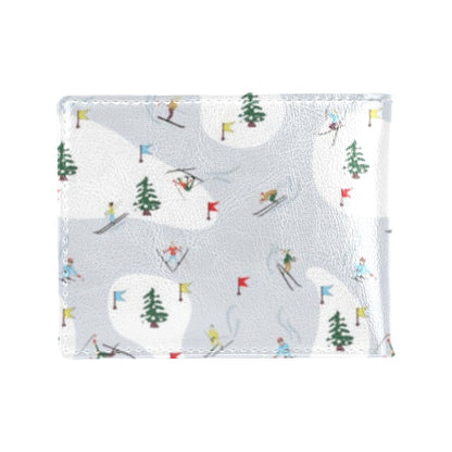 Ski Print Design LKS305 Men's ID Card Wallet