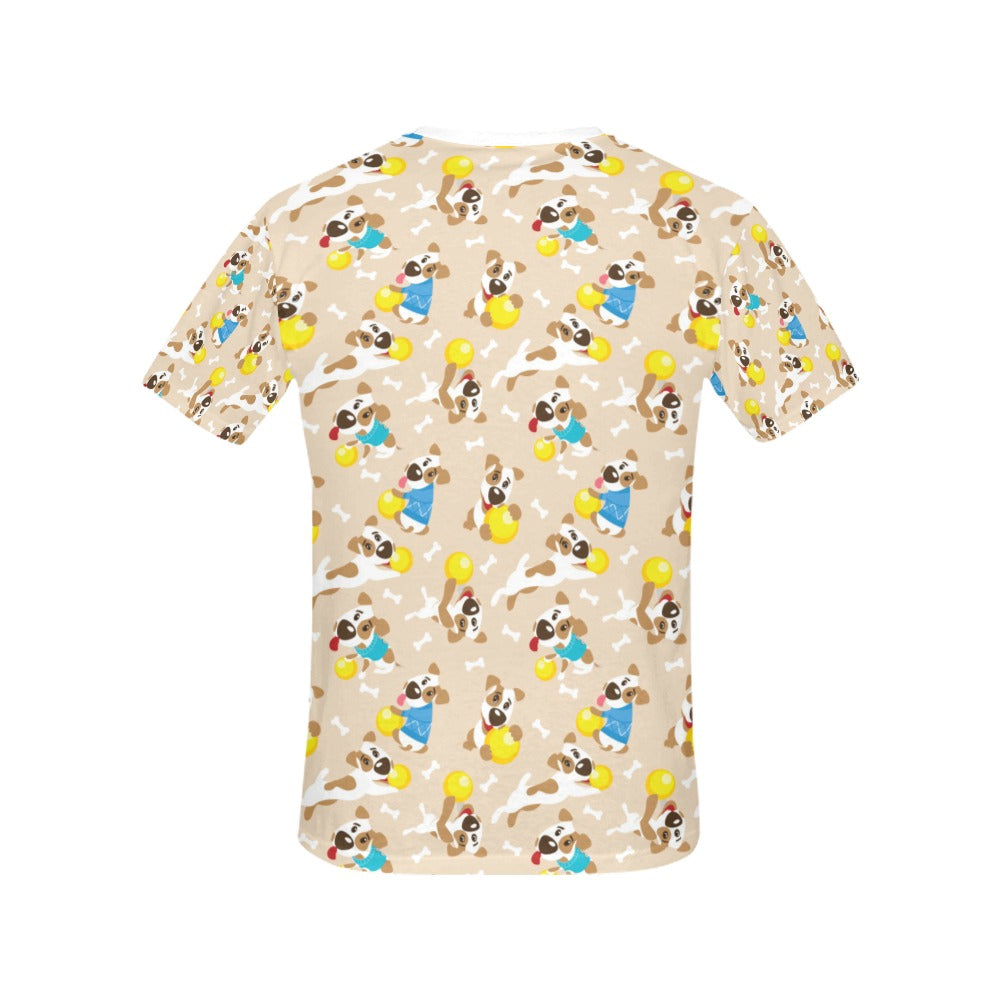 Russell Terriers Cute Print Design LKS304 Women's  T-shirt
