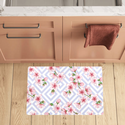 Cherry Blossom Pattern Print Design CB07 Kitchen Mat