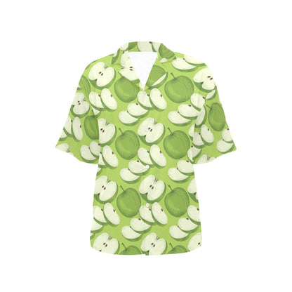 Apple Pattern Print Design AP010 Women's Hawaiian Shirt